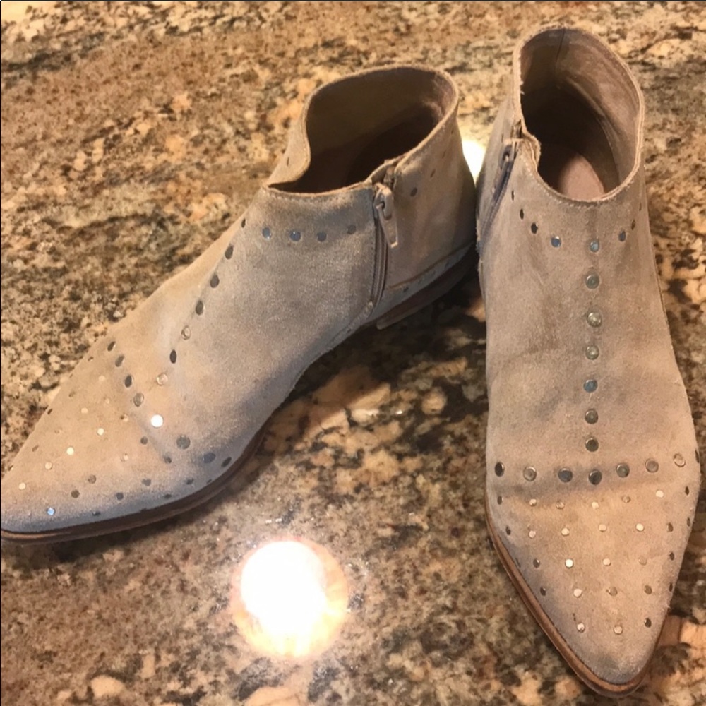 Free People suede booties